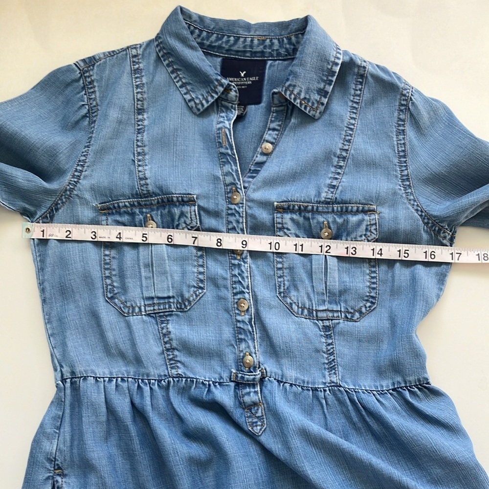 American Eagle Outfitters Blue Denim Dress - Picture 6 of 11